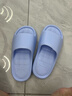 HIPANDA卡通可爱EVA女士家居拖鞋防滑软底室内浴室家用凉拖 蓝色 38-39 实拍图