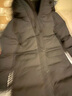 优衣库女装高级保暖羽绒长大衣/老爸评测外套夹克25秋冬481014 09 黑色 M /160/84A 实拍图