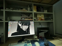 SANC盛色23.8英寸2K原生180Hz FastIPS显示器10bit 硬件低蓝光 小夜灯耳机挂架 电脑电竞屏幕 G52E Max 实拍图