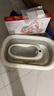 iuu婴儿洗澡盆 可折叠宝宝浴盆大号 洗澡神器躺托浴架新生儿童用品 【北欧灰】+可调节感温浴架 材质：FAD食品级材质检测认证 实拍图
