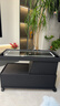 祥灵腾飞可移动茶几小户型现代简约边柜轻奢客厅意式极简智能沙发边几推车 中古黑-智能面板【带无线充+3色灯】 【40宽*90长*57高】-整装送上 实拍图