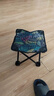 爆品椅子板凳小椅子户外钓椅马扎钓鱼便捷多功能超轻四角凳子马扎 户外小马扎-枫叶蓝色 实拍图