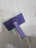 【销量百万】洗脸巾拖把夹迷你懒人小拖把夹布二次利用家用免手洗 93CM加长杆拖把+四块珊瑚绒布 实拍图