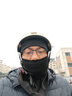洛克兄弟（ROCKBROS）保暖头套摩托车加绒头套电动车自行车全脸面罩户外秋冬防风围巾帽 秋冬薄抓绒款-骁卫黑 实拍图