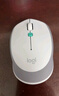 罗技（Logitech） M380 无线鼠标 无线2.4G 办公鼠标 百度AI智能语音输入打字翻译 家用办公型M380 珍珠白 实拍图