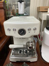 柏翠(petrus)【政府补贴】咖啡机意式浓缩家用小型半自动蒸汽打奶泡PE3833 海盐小方 实拍图
