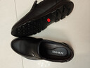 奥康（Aokang）男鞋牛皮套脚圆头舒适商务休闲鞋 黑色40码 实拍图