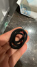 【强拉不断】高弹力耐用ins马尾无接缝皮筋扎头发简约发圈头绳 黑色20根 实拍图