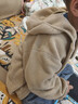 嘟嘟家宝宝连帽外套加厚韩版冬装小童纯色上衣时髦女儿童童装保暖冬季 驼色 120 实拍图