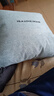 海澜之家（HLA）棉麻抱枕靠枕轻奢超柔简约靠背垫客厅靠枕套含芯纯色靠包沙发靠垫 简约 灰兰 枕套+枕芯【45*45cm】 实拍图