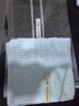 洁丽雅（Grace）7A级抗菌纯棉毛巾 柔软吸水新疆长绒棉洗脸巾2条装深灰+兰 实拍图