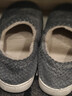 京东京造【厚底防滑】棉拖鞋男秋冬拖鞋室内居家毛拖保暖全包深灰色42-43 实拍图