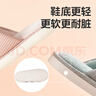 网易严选 日式舒雅男女居家棉拖鞋eva抗污耐脏高弹珊瑚绒保暖 茶色条纹经典款男 建议选大1-2码 42-43 实拍图