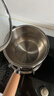 双枪316L不锈钢小奶锅辅食锅汤锅泡面蒸锅燃气电磁炉16cm带盖 实拍图