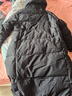 鸭鸭（YAYA）王一博同款冰壳3.0冬季新款羽绒服男女长款过膝极寒加厚保暖外套 青光黑色 XL 180/96A 实拍图