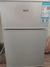 奥克斯（AUX）家用双门迷你小型冰箱 冷藏冷冻保鲜小冰箱 宿舍租房节能电冰箱 【国家补贴】BCD-24K118 基础款 银色 实拍图