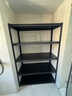 七序家用货架置物架阳台仓库储物架地下室展示多层落地收纳架 五层183cm高【默认黑色】 长150宽50cm 实拍图