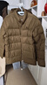 骆驼（CAMEL）[北风]三合一冲锋衣户外登山服防风防雨防污抓绒羽绒内胆运动外套 羽绒+抓绒]番木棕椰壳男 A13CAXX085AB XL 实拍图