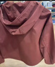 优衣库女装休闲连帽短外套/时尚百搭25秋冬新款479229 37 栗色 XL /165/92A 实拍图