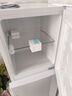 HYUNDAI（韩国现代）小冰箱迷你小型家用冷藏冷冻宿舍出租房办公室双开门二门电冰箱节能省电 118L白【行业热卖+店铺热卖】 实拍图