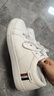 回力小白鞋男士秋冬季皮面休闲运动板鞋百搭情侣款潮流韩版透气鞋子男 白黑 41 实拍图