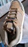 骆驼（CAMEL）男士潮流复古拼接厚底百搭运动休闲板鞋 G13A342155 山沙 40 实拍图