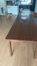 源氏木语 实木书桌双人办公桌原木大工作台长桌写字台桌子简约餐桌 (橡木胡桃色)长书桌2.2米 组装 晒单实拍图