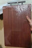 双枪乌金檀木整木菜板 百年龄砧板家用切菜案板抗菌实木菜板36*24*2.5 实拍图