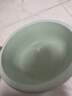 福爱家洗脸盆36中号洗衣盆洗菜盆洗脚盆学生塑料盆泡脚盆米绿蓝3只装 实拍图