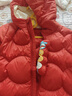 巴拉巴拉童装婴儿连体衣轻薄羽绒服宝宝衣服2025冬装抱衣爬服男童女童萌趣 红色糖葫芦-白鸭绒 100 cm-充绒量53g 实拍图