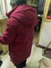 雅鹿奶奶冬装羽绒服女复古盘扣60岁70老人冬季衣服中老年妈妈外套 1890枣红厚款 3XL 推荐135-145斤 实拍图