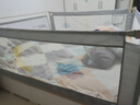 M-CASTLE床围栏婴儿童床上挡板宝宝床边防摔床护栏三面拼接防夹防掉床围挡 银河灰 单面装 2.0米 实拍图