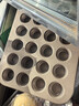 法焙客（FOR BAKE）烘焙模具马芬蛋糕24连烤盘双面金色不粘玛芬碳钢不沾涂层金色 实拍图