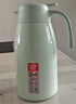 炊大皇保温壶304不锈钢家用大容量防滑底保温壶 薄荷绿 2.2L 实拍图