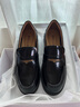 百丽（Belle）张凌赫推荐海鸥乐福2.0版款女商场牛皮皮鞋B5J1DCA5 【刘雯同款】黑色（4CM） 2.0 35 实拍图