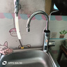 奥克斯（AUX）电热水龙头热水器加热水龙头快速热水变频恒温厨房下进水 【大屏数显】电镀银+漏保插头+万向喷头 实拍图
