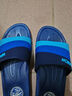 回力韩版凉拖鞋拼接情侣款浴室居家用时尚软底拖鞋HL333360深蓝39码 实拍图