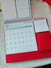 嘉然恒台历2026年红色收纳创意笔筒线圈日历书写打卡计划本2025月历办公桌面摆件 马到成功 实拍图