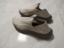 超级安踏一脚蹬丨休闲鞋男鞋秋季透气开车爸爸健步鞋运动鞋男112437726U 【透气单网版】麦仁灰-5 41 /(男8码) 实拍图