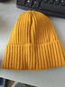 佰思腾 毛线帽子男女秋冬季日系针织帽冷帽潮牌瓜皮帽百搭雅地痞帽 姜黄色-【包耳】 均码 实拍图