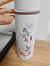 瓷朽阁真景德镇陶瓷内胆保温杯可装咖啡中药全便携式水杯子大容量非涂层 牡丹花-陶瓷盖芯350ml配陶瓷滤网 实拍图