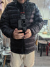 京东京造【air+零压羽绒】轻薄羽绒服男外套冬立领白鸭绒 曜石黑XL 实拍图