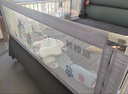 棒棒猪床围栏宝宝防摔防护栏床上边防掉围栏挡板婴儿床护栏 1.8米单面 实拍图