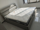 全友家居 真皮床头软包1.8米现代简约风主卧室双人大床高箱储物皮艺床 实拍图