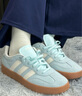 adidas「T头鞋」BARREDA板鞋德训鞋男女阿迪达斯轻运动 薄荷绿/汉玉白/树脂黄   44 实拍图