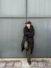 断码羽绒服长款过膝冬季2025新款韩版情侣男女宽松学生中戏爆外套 黑色 男女同款 L 适合110到120斤穿 实拍图