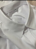 高绅风度短袖衬衫女士衬衣夏季商务修身职业正装白色免烫工装通勤工作服 方·领纯白色【到货快】 43 /6XL码 实拍图