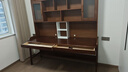 花王实木双人书桌书架书柜一体组合办公电脑桌学生客厅学习桌828#1.8m 实拍图