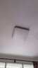 欧普（OPPLE）全光谱护眼吸顶灯卧室灯智能照明灯具简约大气包安装铭宇4黑方形 实拍图