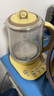 北鼎（Buydeem） 养生壶K118电水壶多功能养生壶迷你玻璃煮茶器 煮茶壶煎药壶花茶 【小鹅黄】养生壶K118|温泡功能 1.5L 实拍图
